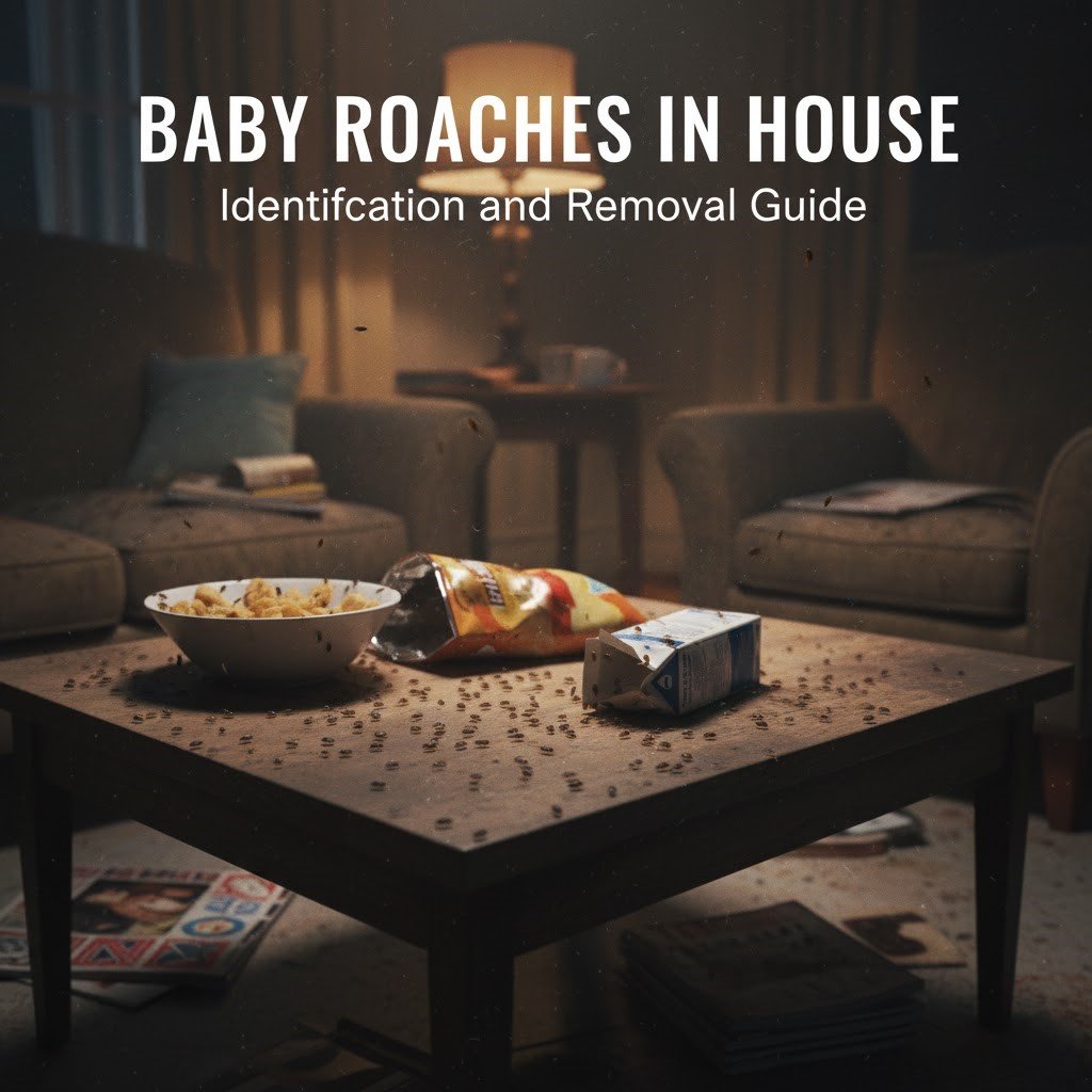 Baby Roaches in House Identification and Removal Guide