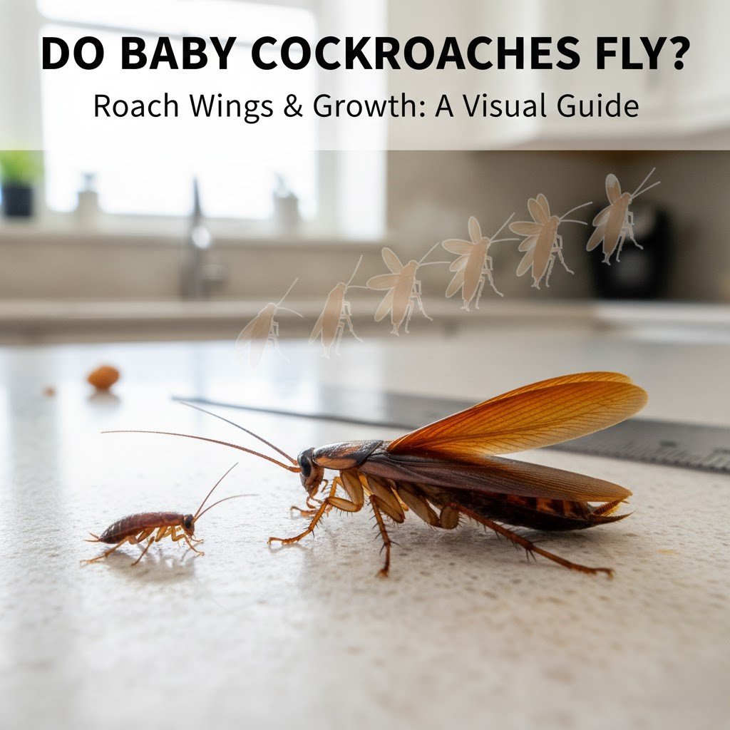 Do Baby Cockroaches Fly Facts About Roach Wings and Growth