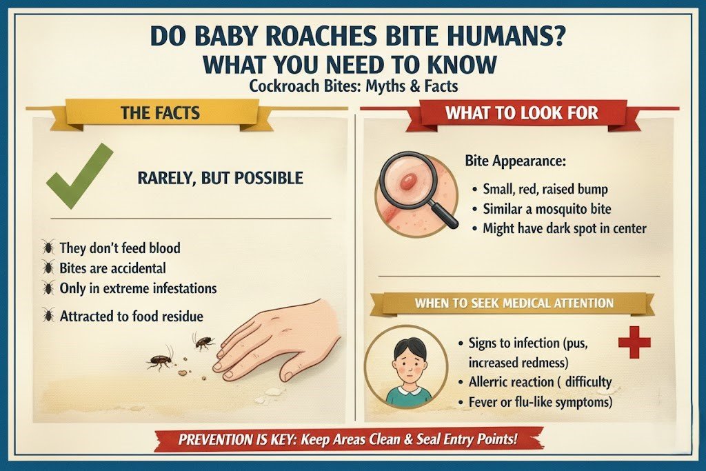 Do Baby Roaches Bite Humans? What You Need To Know