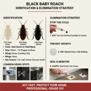 How to Identify a Black Baby Roach & How to Kill Them Fast