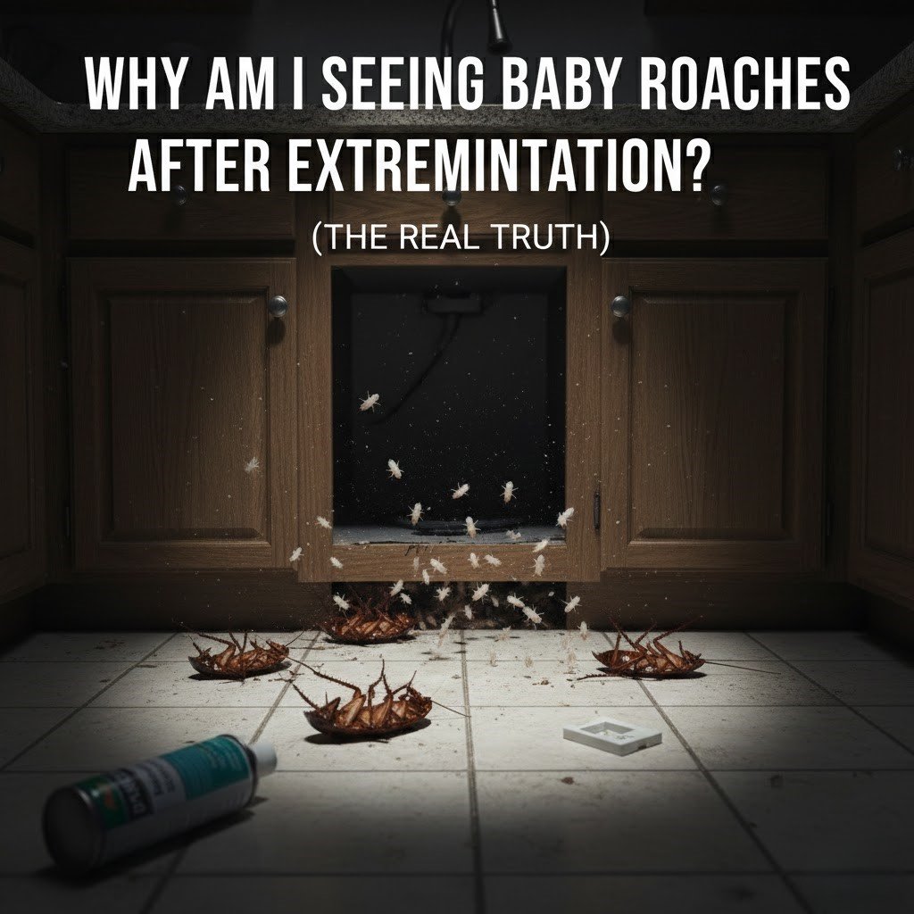 Why Am I Seeing Baby Roaches After Extermination