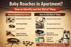 Baby Roaches in Apartment? How to Identify and Get Rid of Them