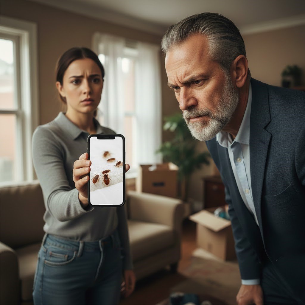 German cockroach nymphs are the primary species found in apartment infestations.
